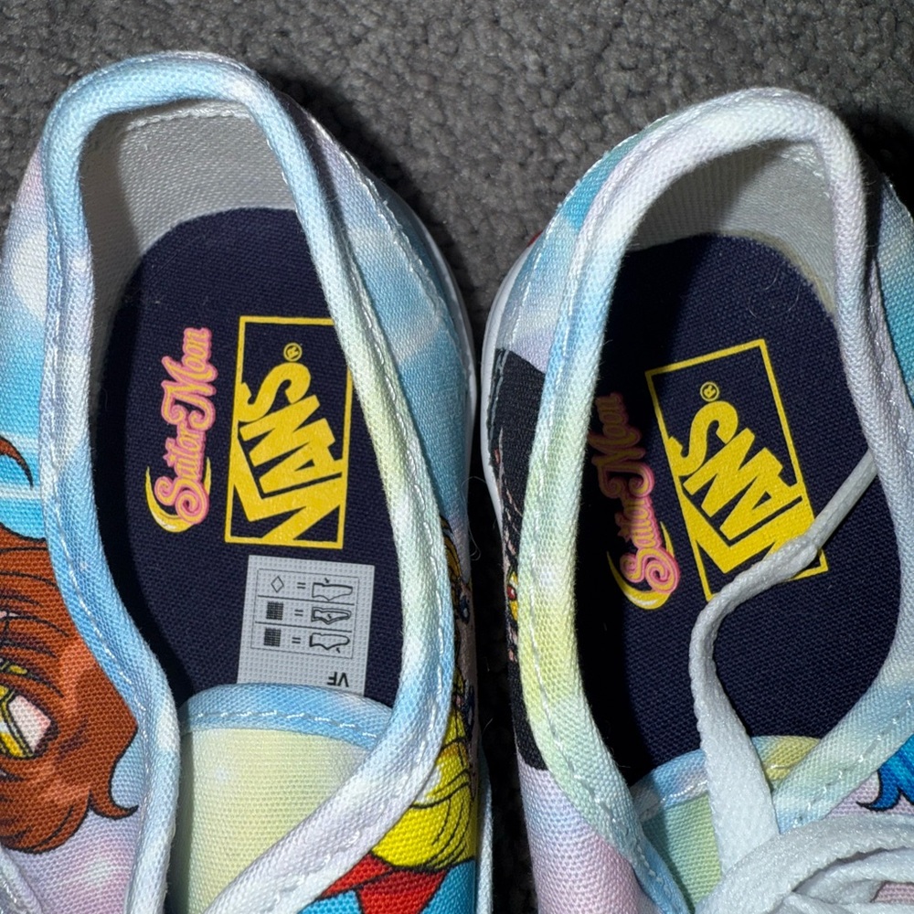 Authentic Pretty Guardians Sailor Moon vans collab. Size 13 little kids. - Picture 4 of 11